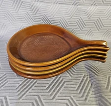 Vintage Diversified Ceramics oven skillet, DC 21S, Brown Glazed, Grooved...