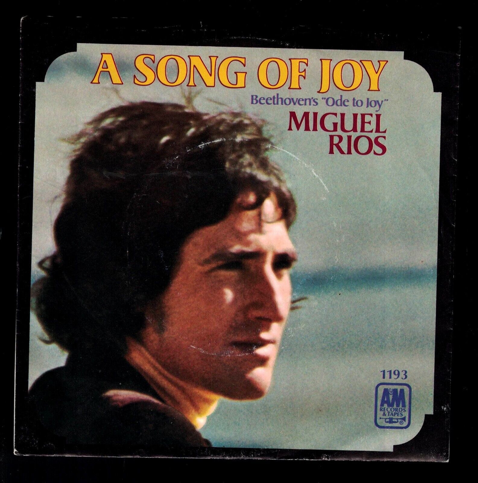 Miguel Rios ‎– A Song Of Joy Original 45 RPM A&M Record & Pic Sleeve 1970 NM-