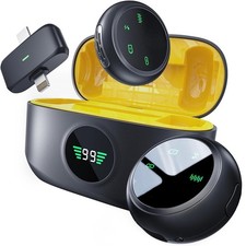 K31 2-in-1 Wireless Lavalier Mic Magnetic  Clip-on for iPhone Android