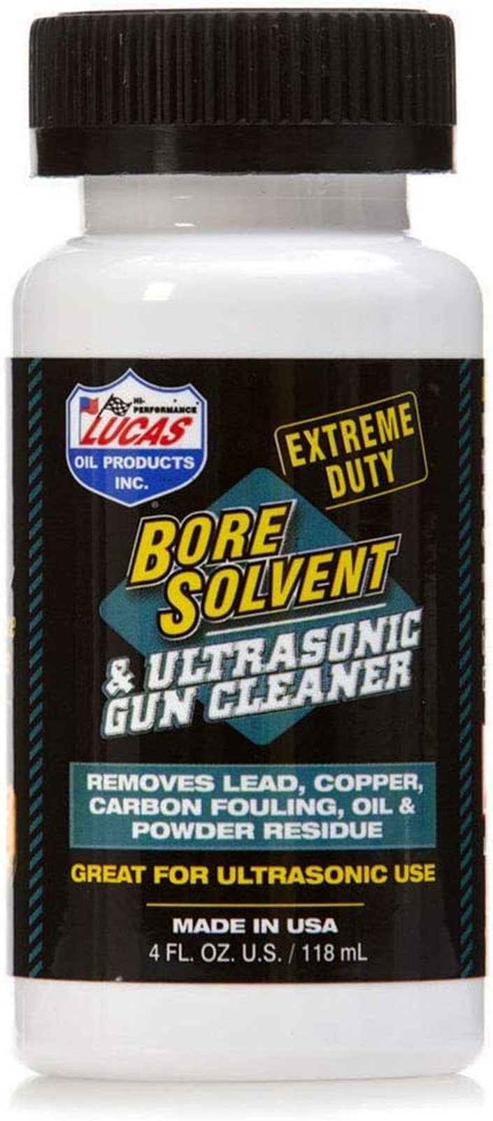 Lucas Oil 10907 Extreme Duty Bore Solvent & Ultrasonic Gun Cleaner - 4 Ounces