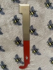Stainless Steel Bee Hive Tool J Hook Bee Frame Lifter Scraper Multifunctional