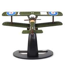 1PCS 8cm Diecast Alloy 1/72 WWI British Sopwith Camel F.1 Biplane Fighter New