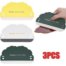 3PCS Small Squeegee All-Purpose Mini Soft Window Squeegee Small Scraper Kitchen