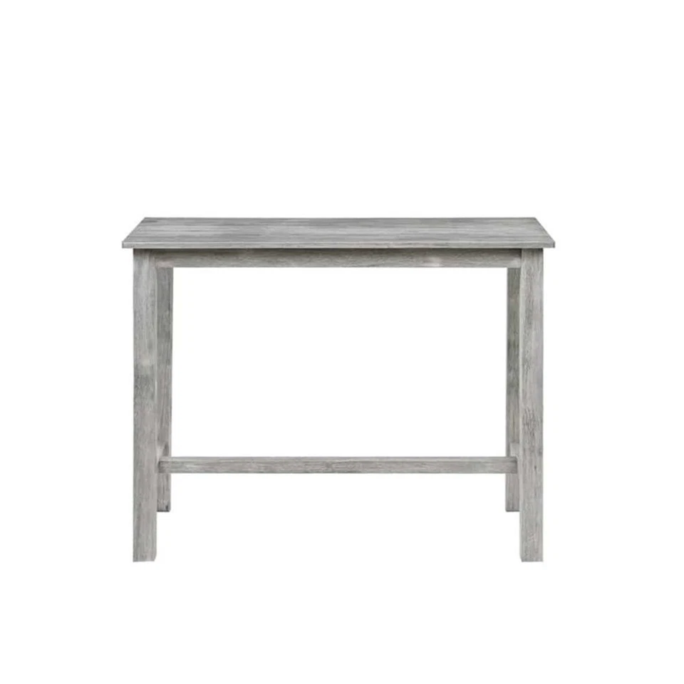 Boraam Wood Sonoma Pub Table in Storm Gray Wire-Brush Finish - Image 3 of 4