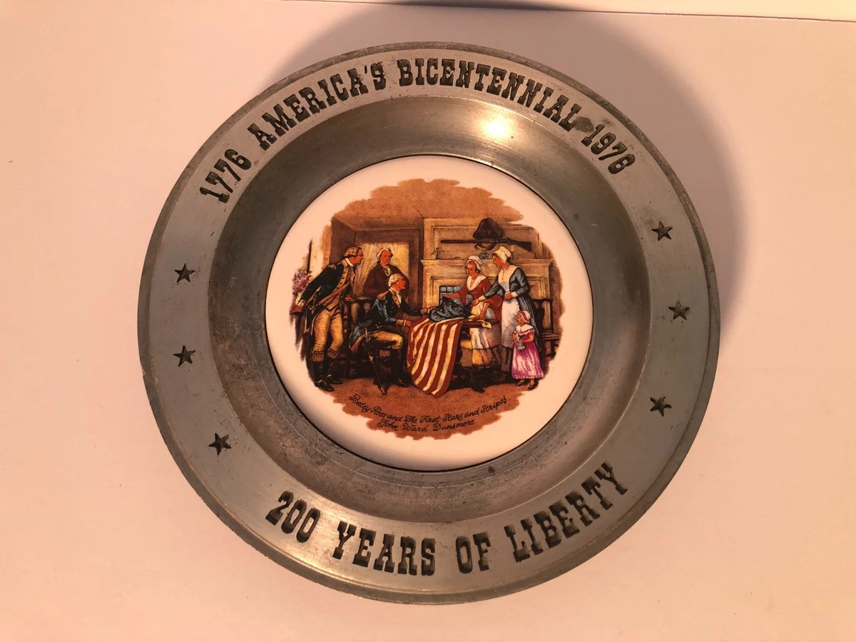 bicentennial pewter plates products for sale | eBay