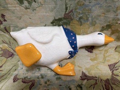 Vintage Ceramic Goose Wall Hook Cottagecore Grandma Core Hook For Towel/clothing