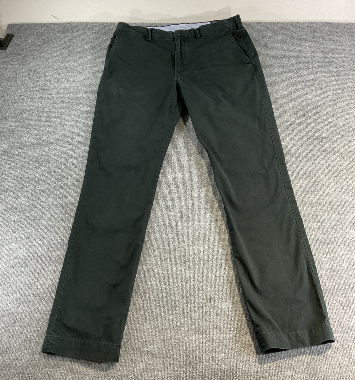 Polo Ralph Lauren Stretch Straight Fit Chino Pants Men’s 36x34 Black Casual Golf