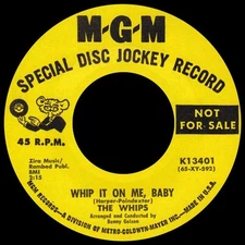 The Whips - Whip It On Me, Baby / First Dance Fear (7") (Very Good Plus (VG+)) -