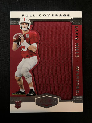 2021 Panini Chronicles Draft Picks #PP-DM Davis Mills Full Coverage Rookie Patch