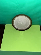 Gibson Elite Couture Bands Brown Salad Plate EUC