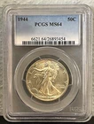 1944 SILVER Walking Liberty Half Dollar PCGS MS64
