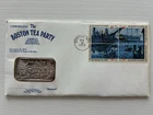 Boston Tea Party - 200th Anniversary - 1 Oz .999 Silver Art Bar - Commemorative