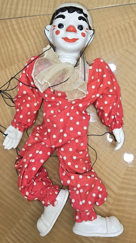 Винтажный набор кукол Clippo Clown & Lucifer 1930-е Effanbee с буклетами и бумагами новый из старых запасов - Изображение 3 из 4