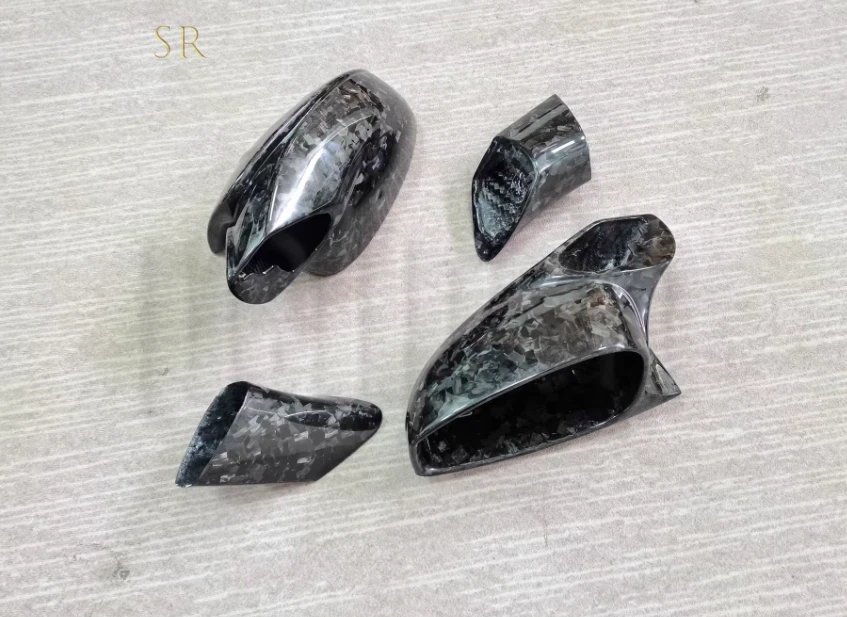 Сменное кованое сухое углеродное зеркало заднего вида подходит для Ferrari 458/488/F8 Spider Tributo - Изображение 2 из 4