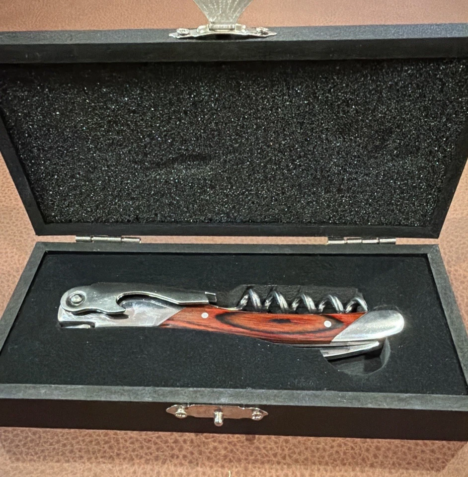 Sacacorchos de camarero Laguiole by FlyingColors abridor de vino con caja Foto 2 de 2