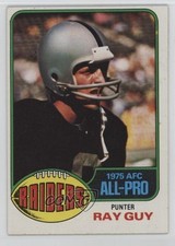 1976 Topps Ray Guy #50 HOF 01ba