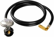 Propane Regulator and Hose 6FT Elbow Adapter for Blackstone 17 inch and 22 inch