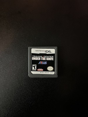 Trauma Center Under the Knife Nintendo DS Authentic Cart Tested 2005  