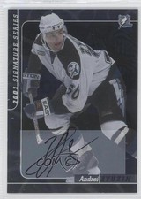 2000-01 ITG Be A Player Signature Series Auto Andrei Zyuzin #134 Auto 0a1