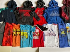 Lot Of 13 Boys Clothes Under Armour, Nike, Adidas, Tek Gear  More, Youth Size 8