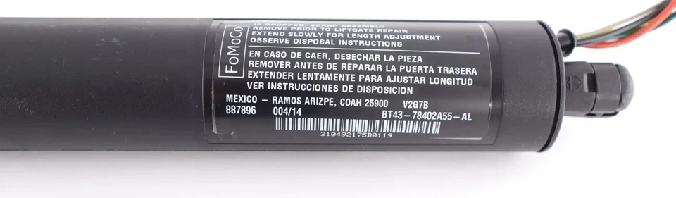 11 - 15 Lincoln MKX Power Liftgate Support Strut Actuator Left Or Right - Image 2 of 4