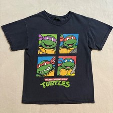 Retro Teenage Mutant Ninja Turtles TMNT 2008 Kids Graphic T Shirt Boys 10-12