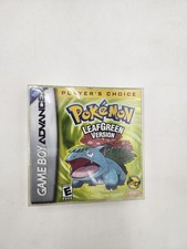 Pokemon Leaf Green Version Nintendo Game Boy Advance GBA Players Choice