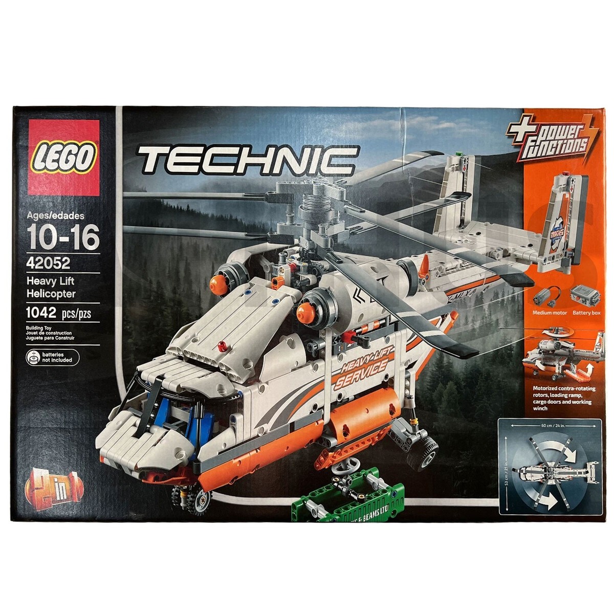LEGO 42052 Heavy Lift Helicopter 1042pcs/ Brand New Sealed Package