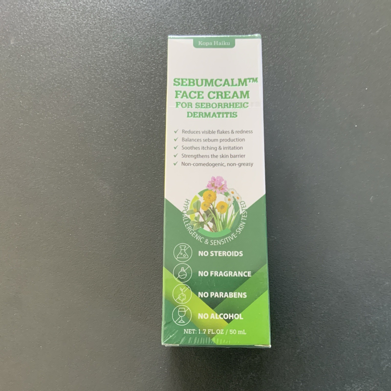 Seborrheic Dermatitis & Psoriasis Face Cream: Soothing Natural Formula Treatm...