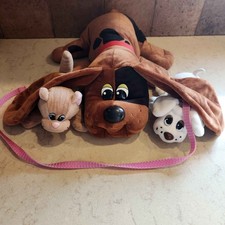 Pound Puppy Plush Dog 18" and two smaller plush