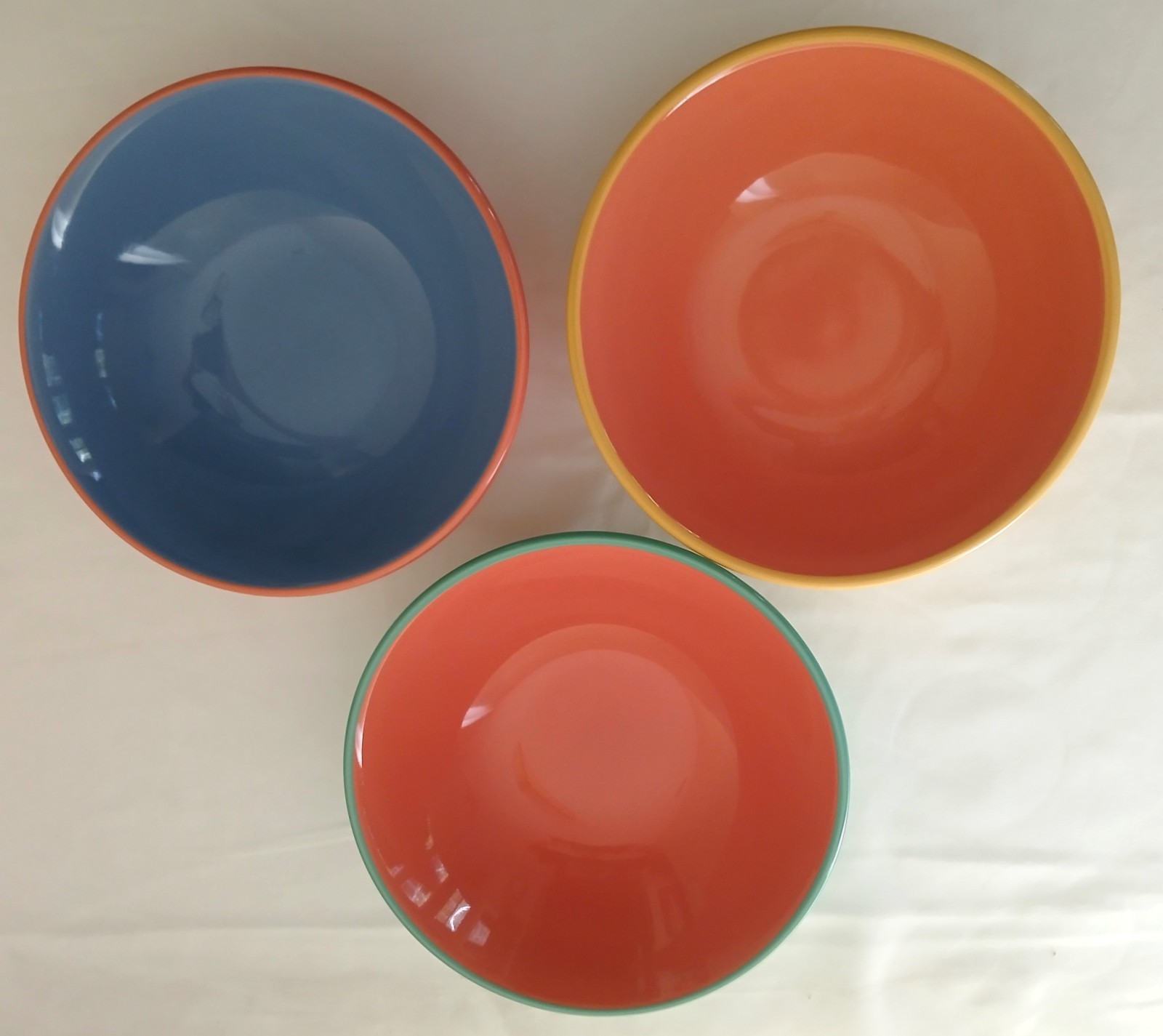 3 Japan Lindt Stymeist Colorways Cereal Bowls 6 ½” Set of Three