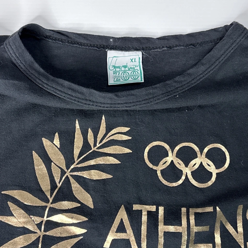 Camiseta Vintage Atenas 1996 100 Años Juegos Olímpicos de Oro Talla XL Foto 4 de 4