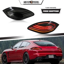 Paar Smoked VollLED Rückleuchten Heckleuchten Für Porsche Panamera 970 2010-2013