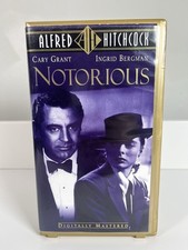Notorious (Sealed VHS, Movie, Digitally Mastered, Alfred Hitchcock, 1998)