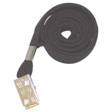 Advantus Neck Lanyard With Clip For Badges - Black 75401 