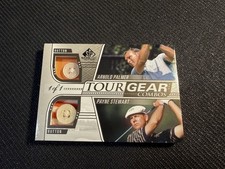Arnold Palmer / Payne Stewart TG2-PS Tour Gear Combos BUTTON #1/1 ! SP Game Used