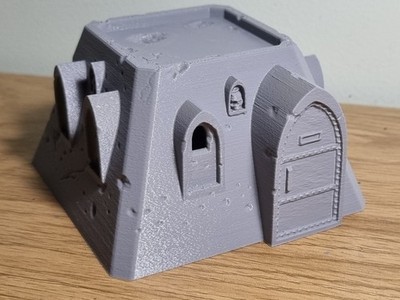 40K BUNKER Grimdark Wargaming Sci-Fi Gelände 28mm Scale