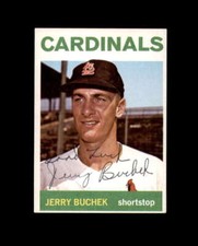 Jerry Buchek Signed 1964 Topps St. Louis Cardinals Autographed