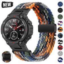 Braided Nylon Loop Watch Band Strap For Huami Amazfit T-Rex 3/2/T-Rex/T-Rex Pro