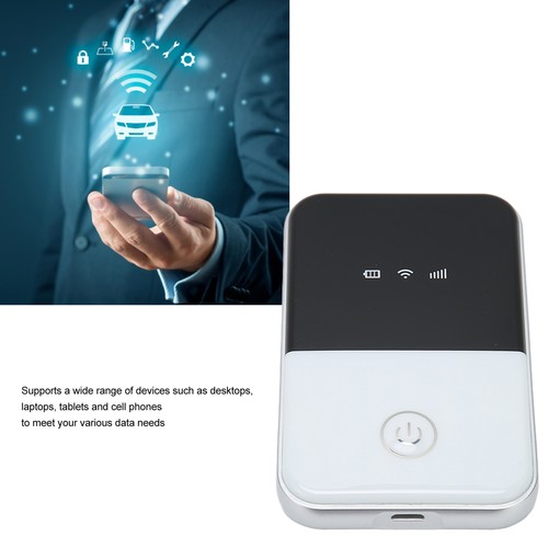 Mobile WiFi Hotspot With SIM Card Slot 4G LTE Support 10 Users Battery Power DSP - Zdjęcie 3 z 22