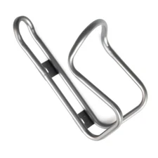 King Cage Titanium Water Bottle Cage - Bead Blasted Satin Moots Litespeed Mosaic