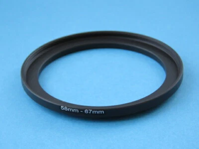 58mm to 67mm Step Up Step-Up Ring Kamera Objektiv Filter Adapter Ring 58mm-67mm