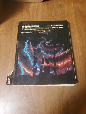 Programming in Basic for Business by Bosworth, Nagel 1985 PB