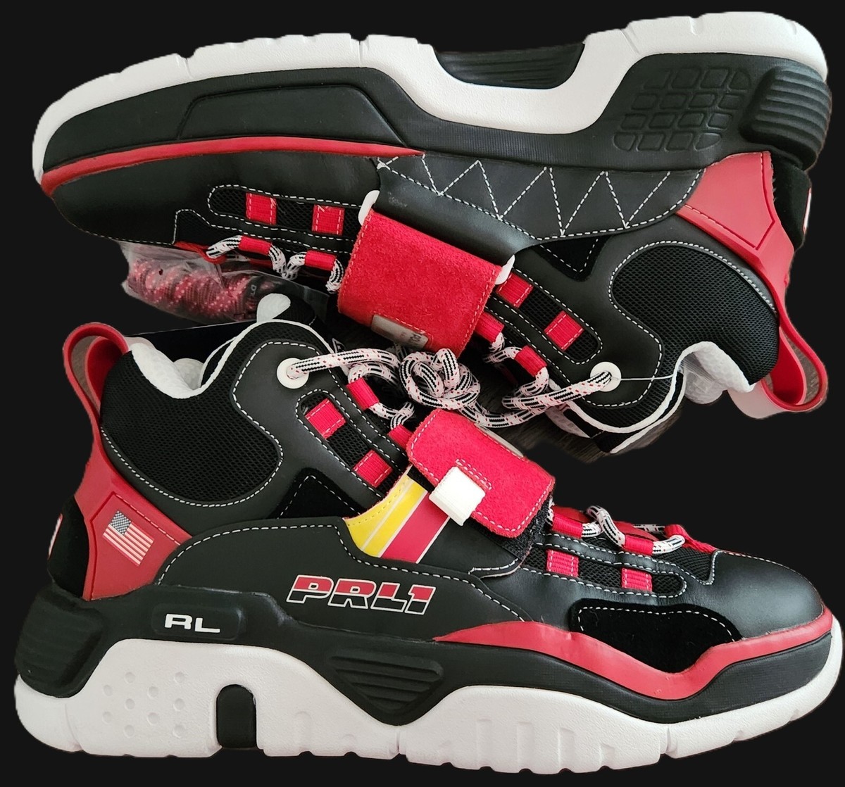 Polo Ralph Lauren Racing 92 Polo Sport PS100 High USA Black 