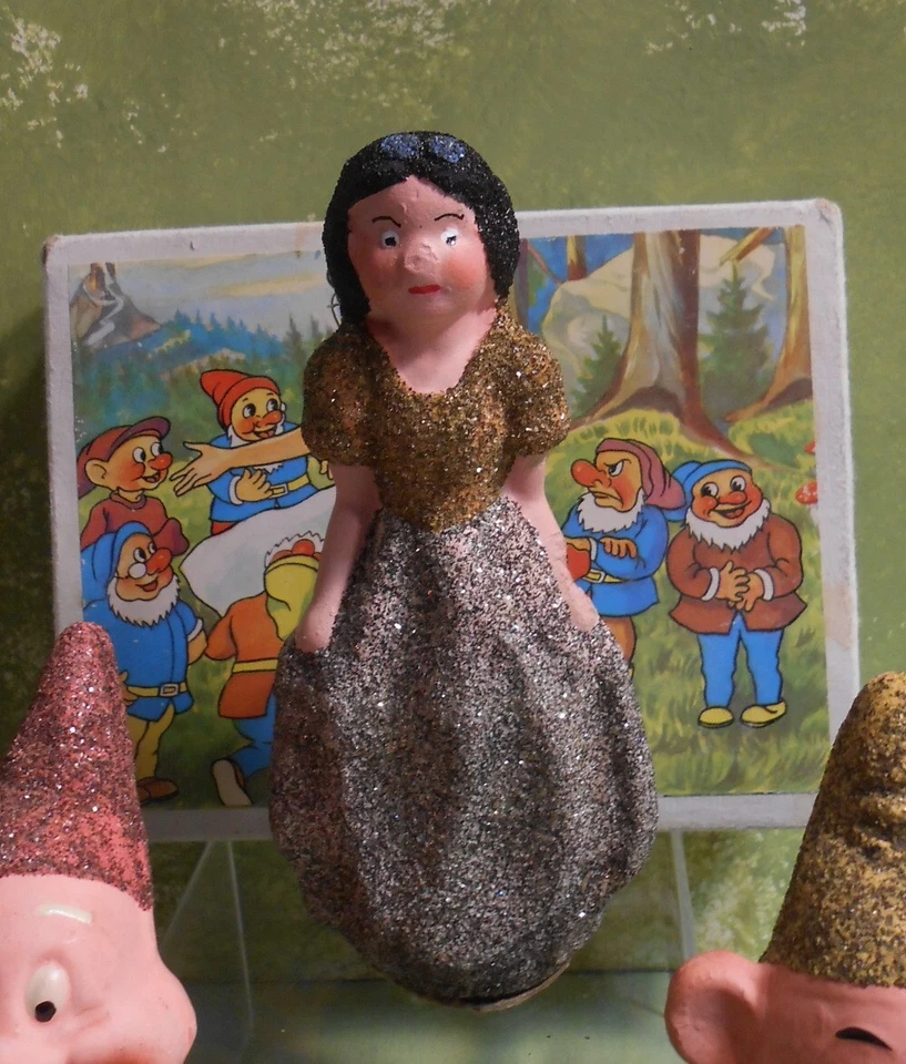 Disney Blancanieves y siete enanos contenedor de dulces adornos - Alemania Foto 4 de 4