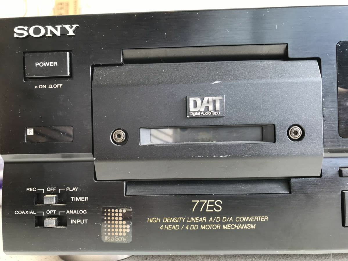 SONY DTC-77ES DAT Deck Digital Audio Tape Player 4 Head Recorder **For  parts**