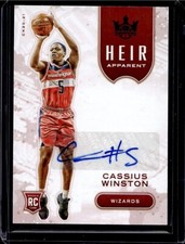 /49 RC 2020-21 Court Kings Cassius Winston Heir Apparent Violet Rookie Auto SP