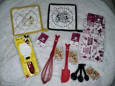 9 Piece Disney Daiso Mickey Mouse Baking Set NEW W/Tags-Fast Shipping