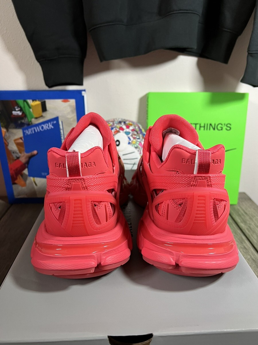 Balenciaga Track 2 Clear Sole Sneakers Red | eBay