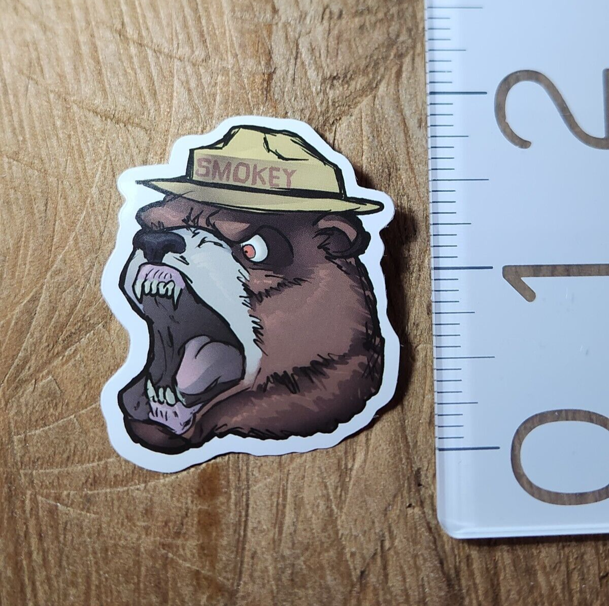 SMOKEY BEAR Sticker Smokey The Bear Sticker Smokey Bear Decal 